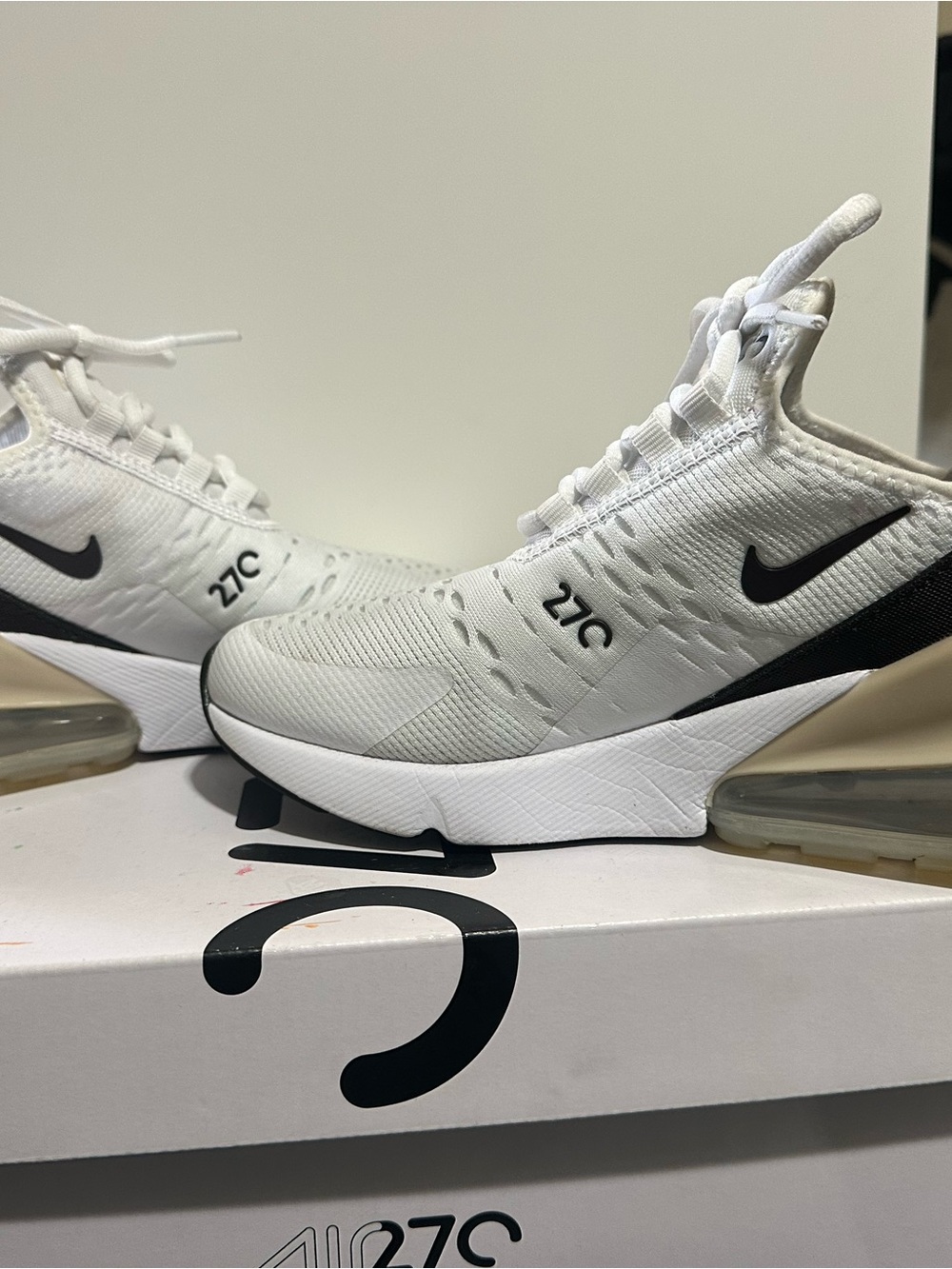 Nike Air Max 270 Women’s White/Velvet brown-sand drift Athletic Sneakers
